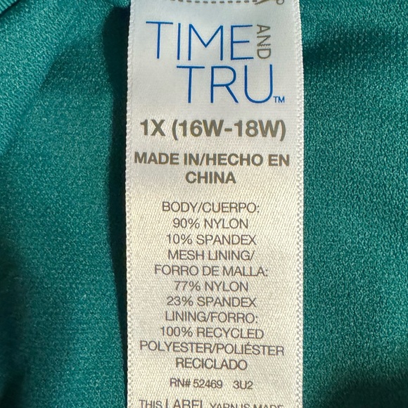 1X Time and Tru swimming bottoms(only) NWT Kelly Green. Great for this summer. - Picture 4 of 7